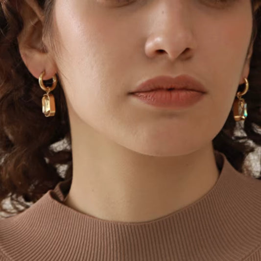 Aros Catalina, Oro Cristal Zircón