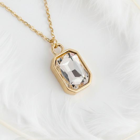 Collar Catalina Oro Cristal