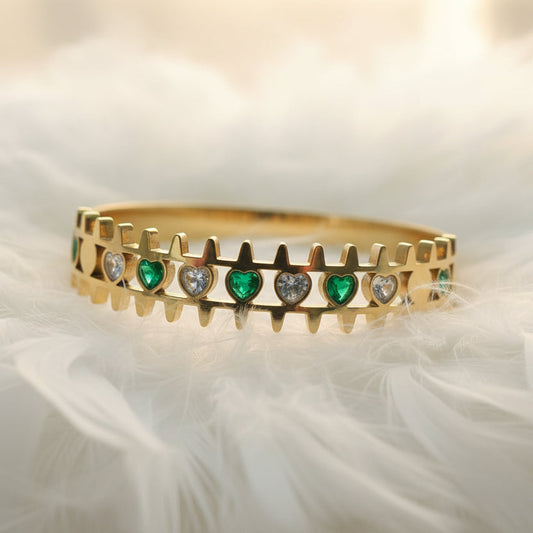 Pulsera Habun, Oro Cristal