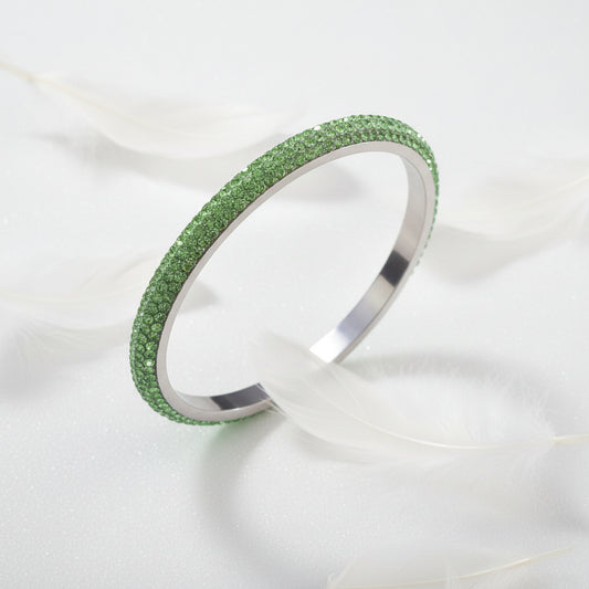 Pulsera Brazalete Selva, Oro Cristal