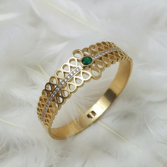 Pulsera Talía , Oro Cristal
