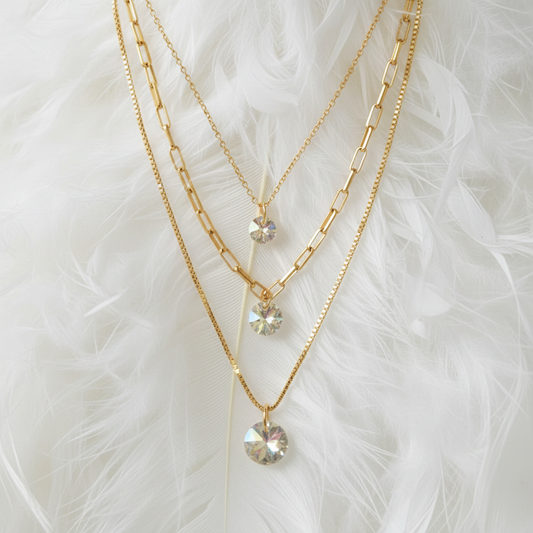 Collar Triple Selena By AngieParov