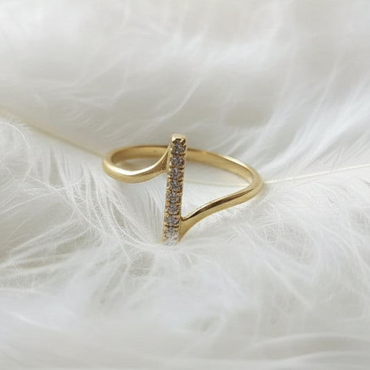 Anillo Constanza, Oro cristal