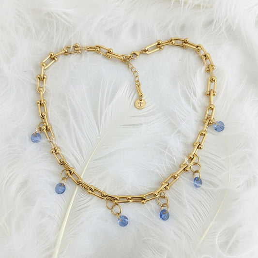 Collar Celestial, Oro Cristal