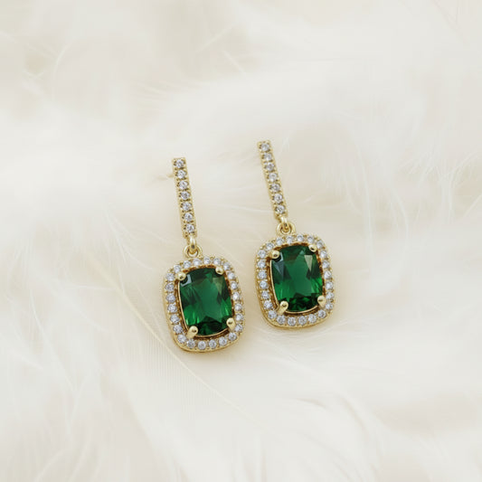 Aros Anastasia Oro Cristal