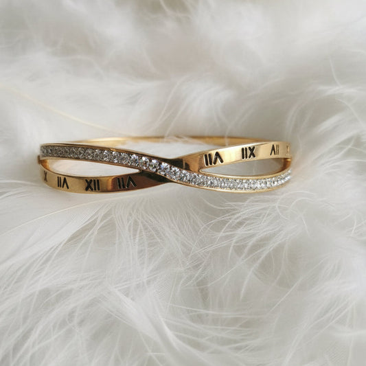 Pulsera Roma, Oro Cristal