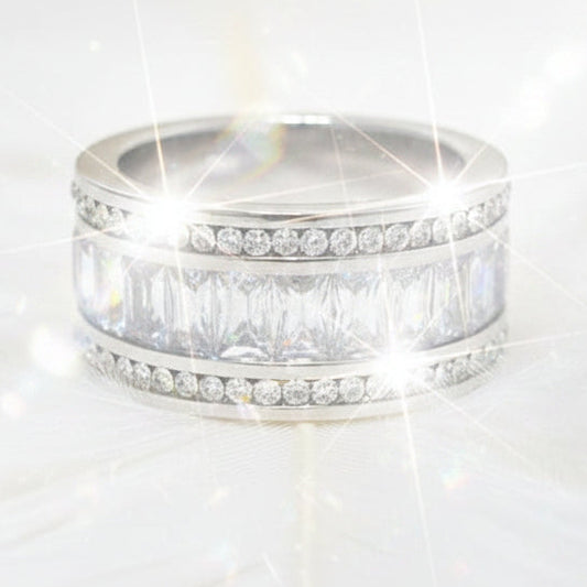 Anillo Aurora Boreal, Cristal Austriaco Genuino