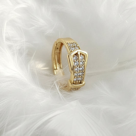 Anillo Cinturón, Oro cristal