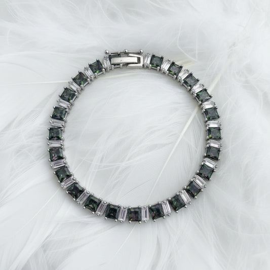 Pulsera Tenis Paradise Shine Plata