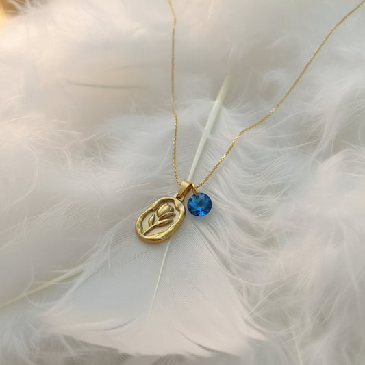 Collar Vered, Oro Cristal