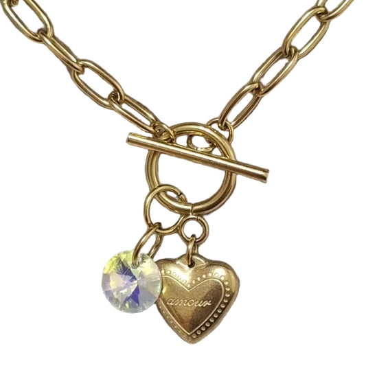 Collar Amour, Oro cristal