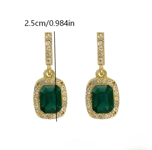 Aros Anastasia Oro Cristal