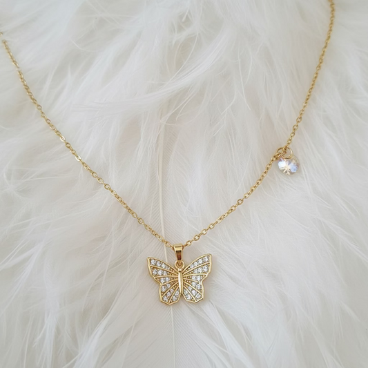Collar Butterfly By AngieParov, Oro