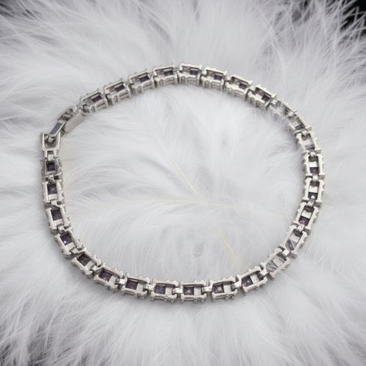Pulsera Tenis Paradise Shine Plata