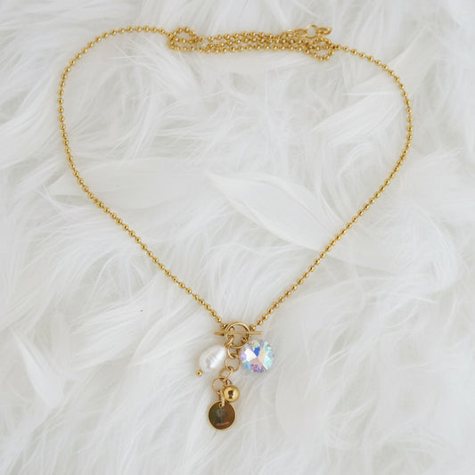 Collar Kintsukuori, Oro Cristal