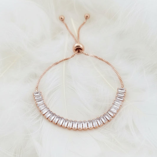 Pulsera Tenis Priscila Oro