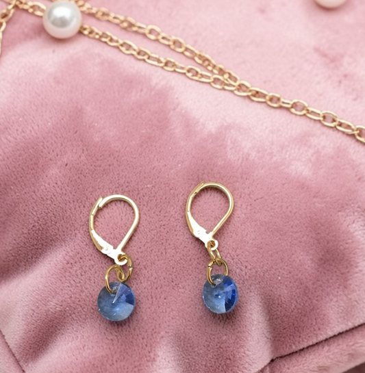 Aros Blue by AngieParov, Oro Cristal