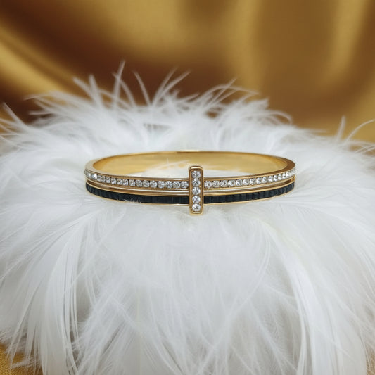 Pulsera Atenea , Oro Cristal