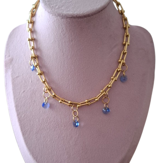 Collar Celestial, Oro Cristal