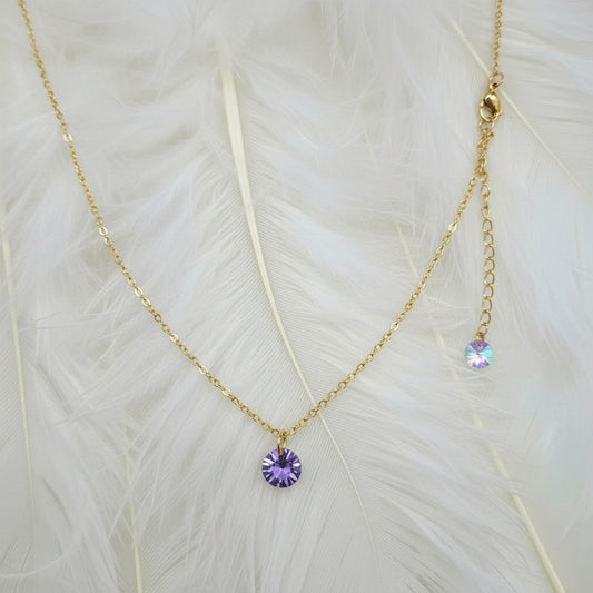 Collar Melissa By AngieParov, Oro Cristal