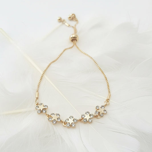 Pulsera Tenis Star Oro