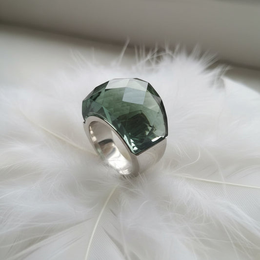 Anillo Olivia, Cristal Austriaco Genuino