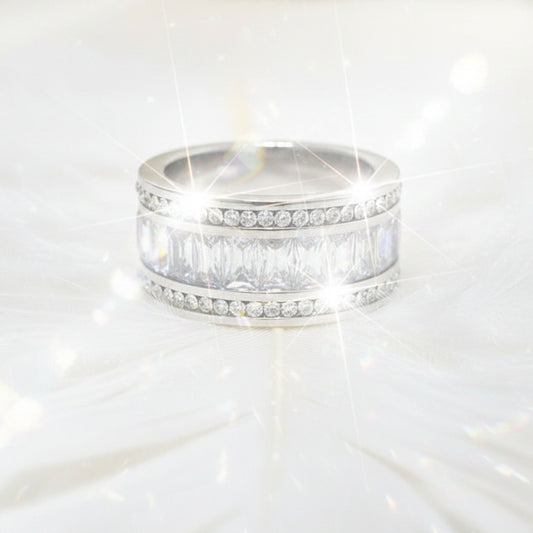 Anillo Aurora Boreal, Cristal Austriaco Genuino
