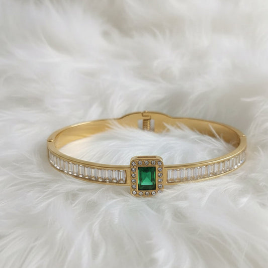 Pulsera Evangelina , Oro Cristal