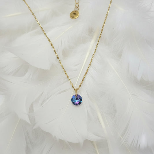 Collar Melissa By AngieParov, Oro Cristal