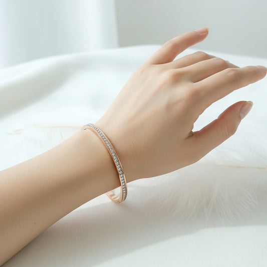 Pulsera Melania, Oro Cristal